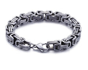 4/5/6/8mm Royal Chain Bracelet For Men Stainless Steel punk Rock