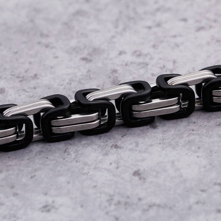 4/5/6/8mm Royal Chain Bracelet For Men Stainless Steel punk Rock