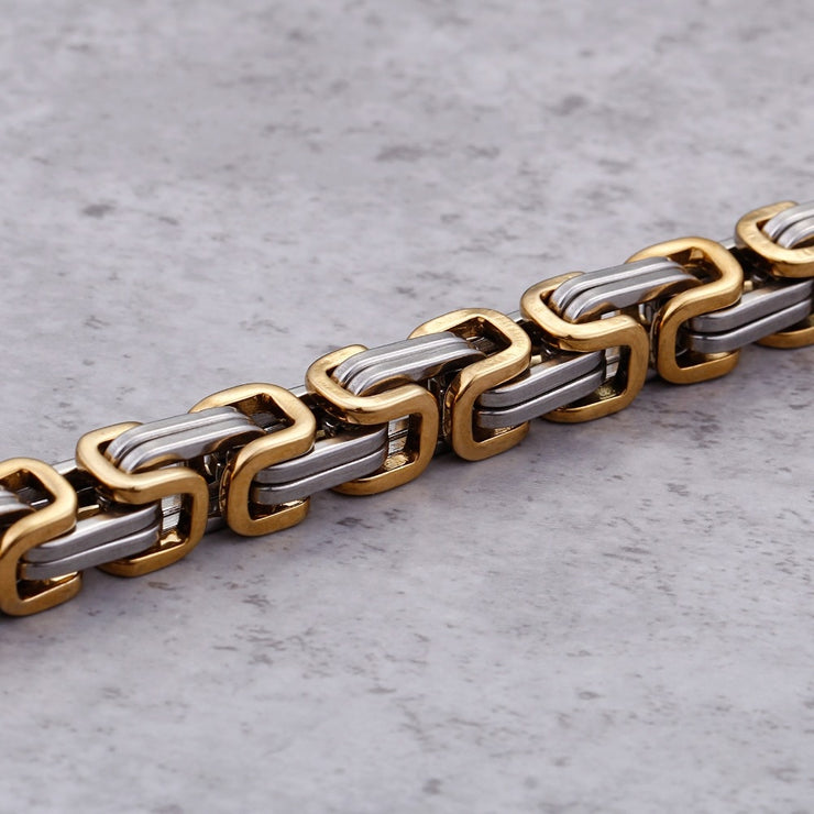 4/5/6/8mm Royal Chain Bracelet For Men Stainless Steel punk Rock