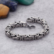 4/5/6/8mm Royal Chain Bracelet For Men Stainless Steel punk Rock