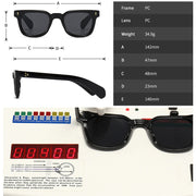 Retro Square Men Rivets Sunglasses Shades UV400 Fashion Women