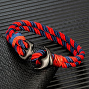 Bracelets Men Double strand Nautical Surfer Waterproof Rope Bracelet