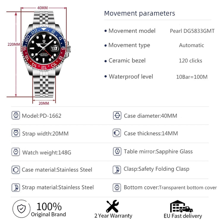 Version GMT Watches Men&