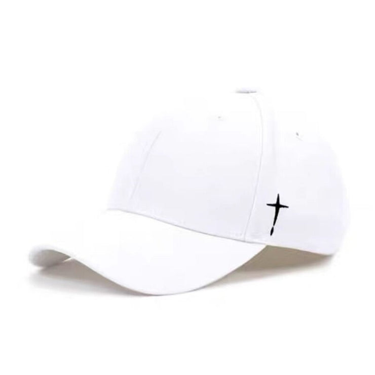 Unisex Simple Black Baseball Cap Solid Color Golf Hat Cotton Snapback Caps