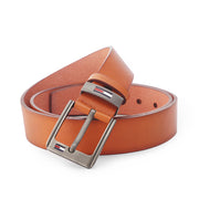 High Quality Men Belt Alloy Square Buckle Male PU Leather Belt Men Male Strap