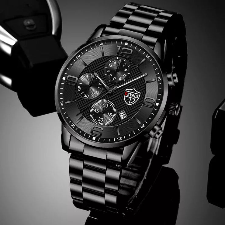 Luxury Mens Sports Casual Watches For Men Fashion Stainless Steel