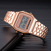 Digital Watches For Men Sports Waterproof Bracelet Clock Gold