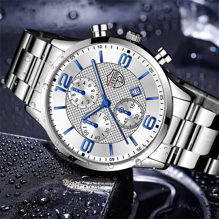 Luxury Mens Sports Casual Watches For Men Fashion Stainless Steel