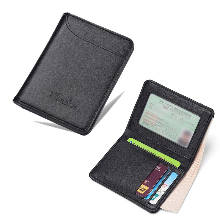 Super Slim Soft Wallet PU Leather Mini Credit Card Wallet Purse Card Holders