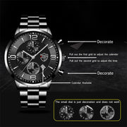 Luxury Mens Sports Casual Watches For Men Fashion Stainless Steel