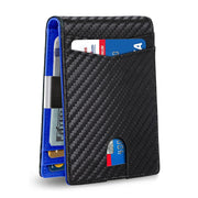 Rfid Leather Luxury Men Wallets Money Bag Slim Thin Man Card Holder Wallet