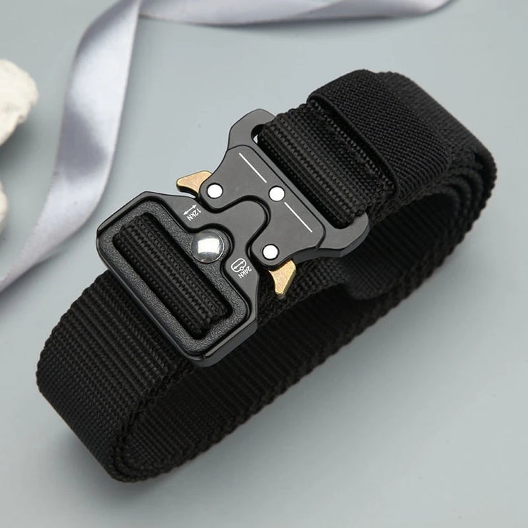 Men Belt Outdoor Hunting Tactical Belt Multi-Function Buckle Nylon Belt