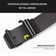 Belt men's high quality toothless automatic buckle Casual men belt