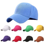 Men Multiple Colour Baseball Cap Peaked Cap Solid Color Adjustable