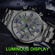 Luxury Mens Sports Casual Watches For Men Fashion Stainless Steel