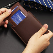 Men's Wallet Short Multi-function Fashion Casual Draw Card Wallet